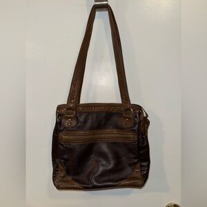 Women’s Brown Bohemian Shoulder Bag - Deerskin - Handbag